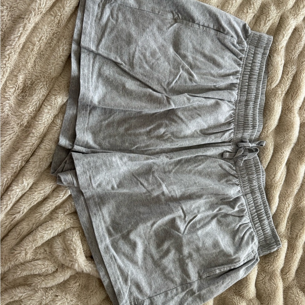 PACT - Organic Cotton Lounge Shorts Gray Drawstring Size XXL - Picture 2 of 4